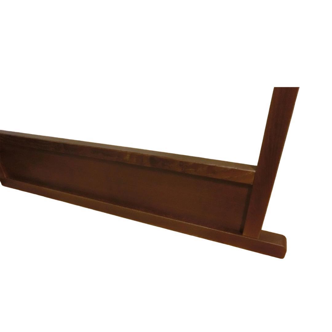 衣桁 服かけ ハンガー ② 国産 360度回転フック 腰板 付き