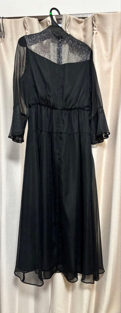 etoll. ラメチュールシフォンドレス結婚式　オケージョンドレス