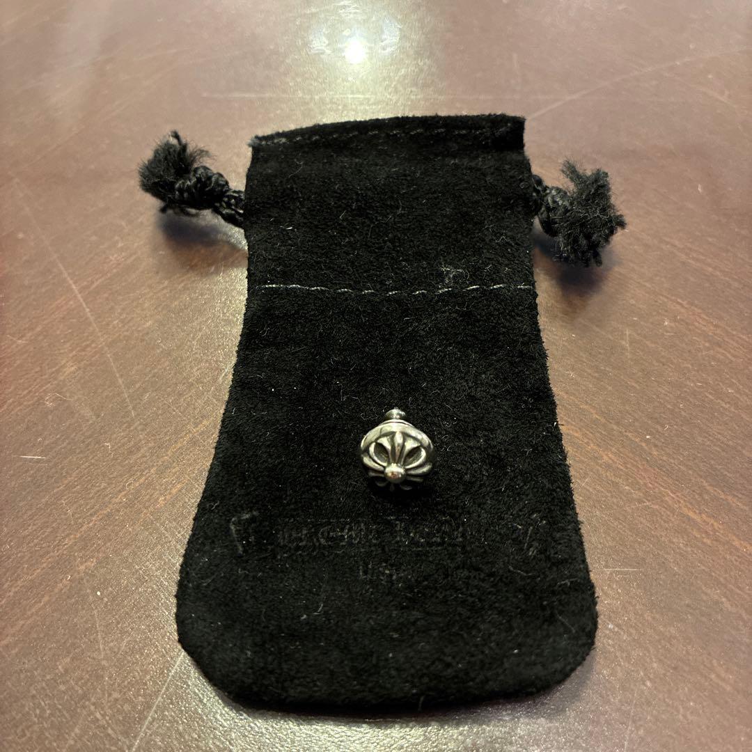 【超美品】CHROME HEARTS クロスボールスタッドピアス