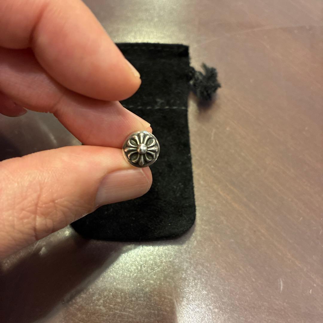 【超美品】CHROME HEARTS クロスボールスタッドピアス