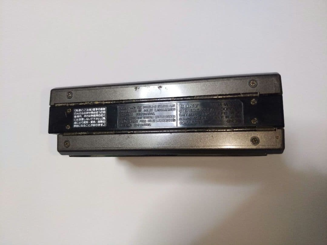 ダブルカセット ウォークマン WM-W800【録音再生 動作せず・ジャンク】