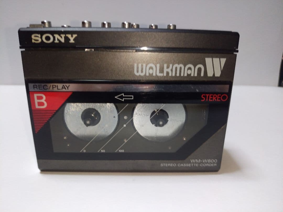 ダブルカセット ウォークマン WM-W800【録音再生 動作せず・ジャンク】