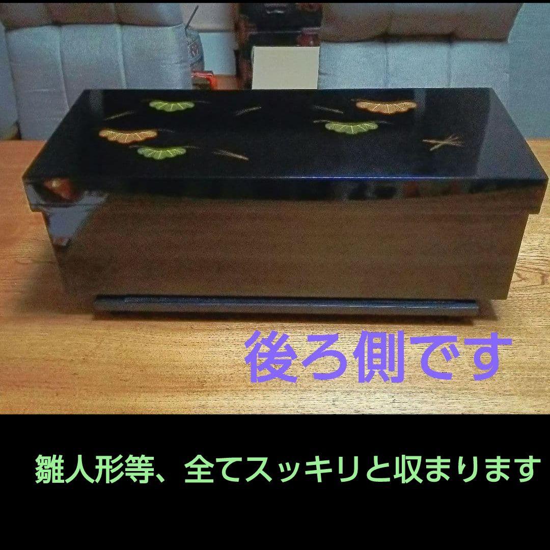 ＊「まこちゃん様」専用　天冠付き久月:親王飾り輪島塗:飾り収納箱　豪華3点セット