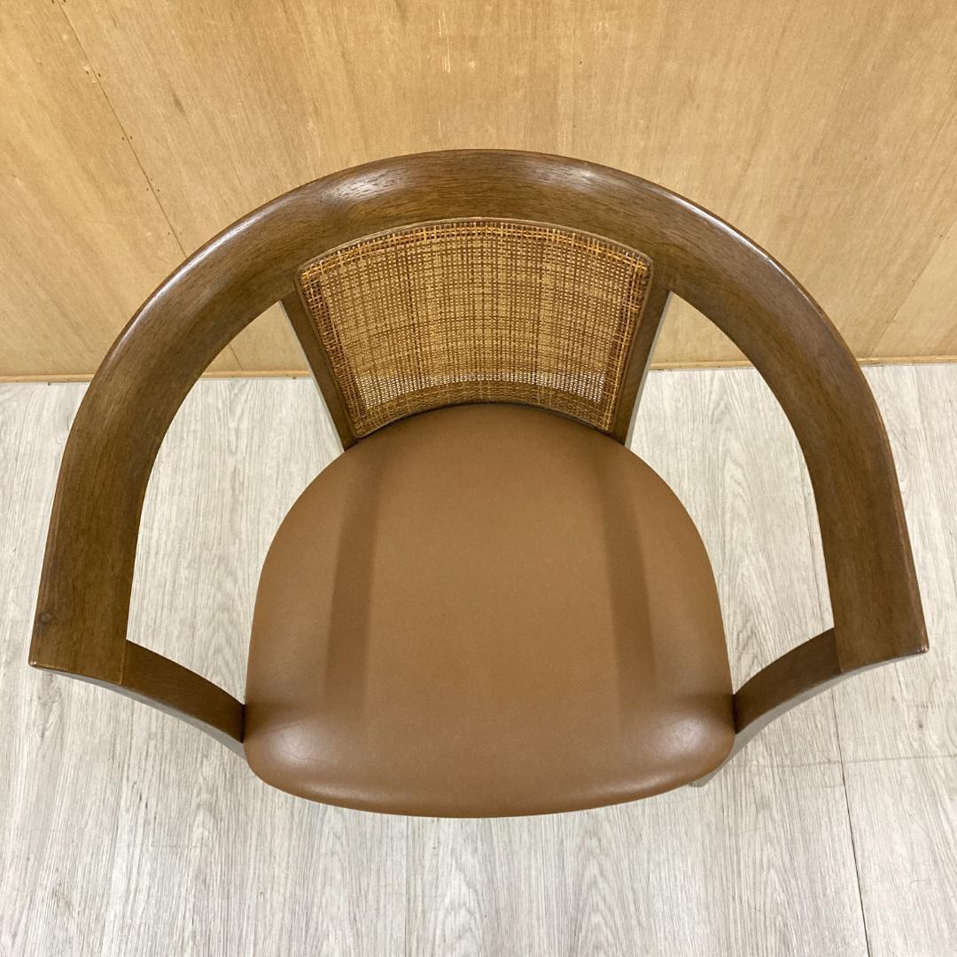 VINO ダイニングチェア　アームチェア　椅子　革製 B