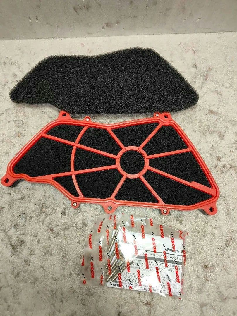 廃盤 1型 5S9 BWS125X用 KOSO製スパイダーフィルター箱付き