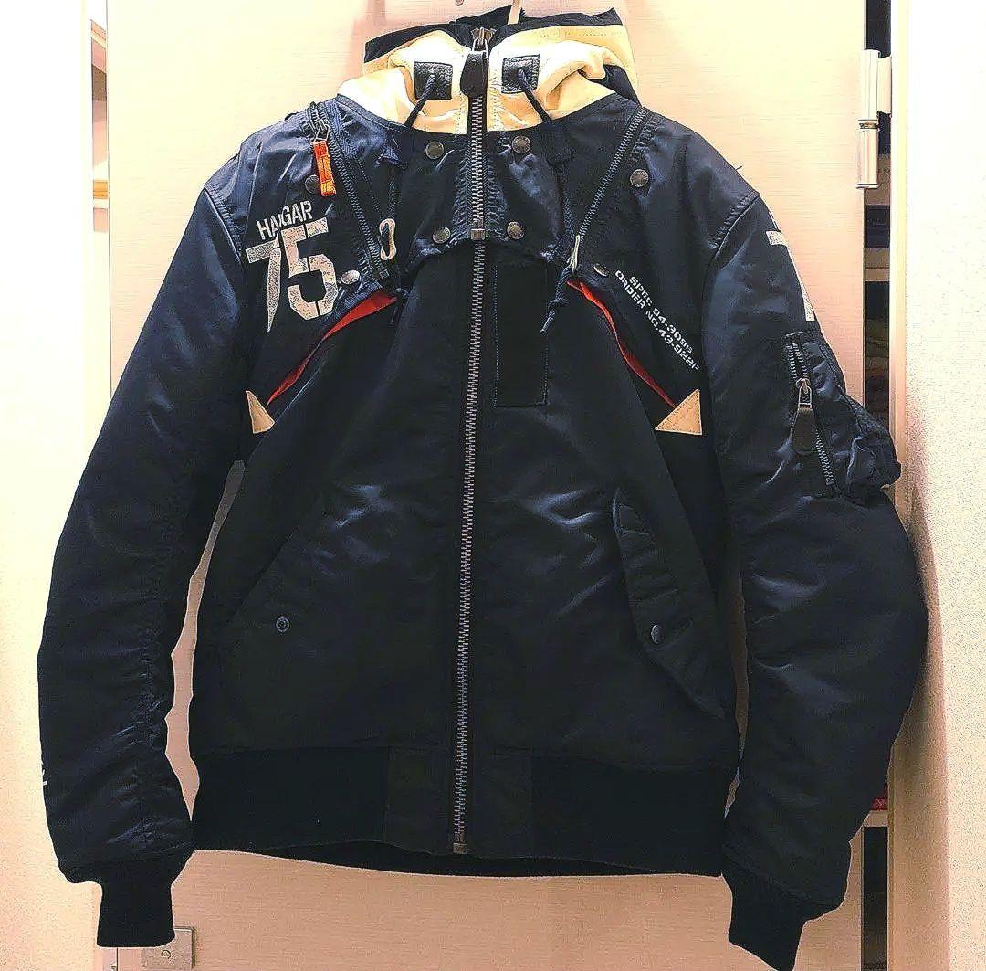 AVIREX MA-1 REMODEL / MA-1 ロイヤルブルー