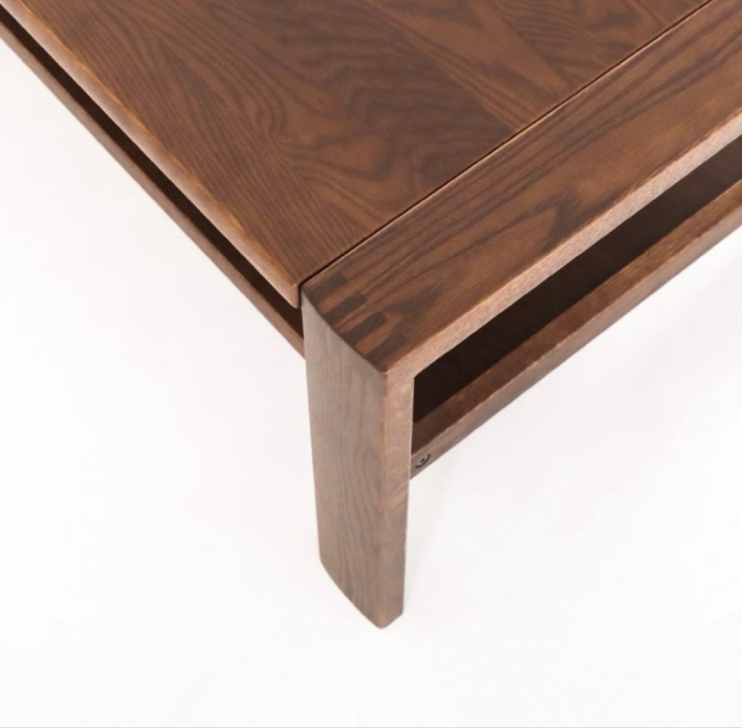 m*e様 美品 浜本工芸 センターテーブルT-2400 無垢 オーク 天然木 ジ