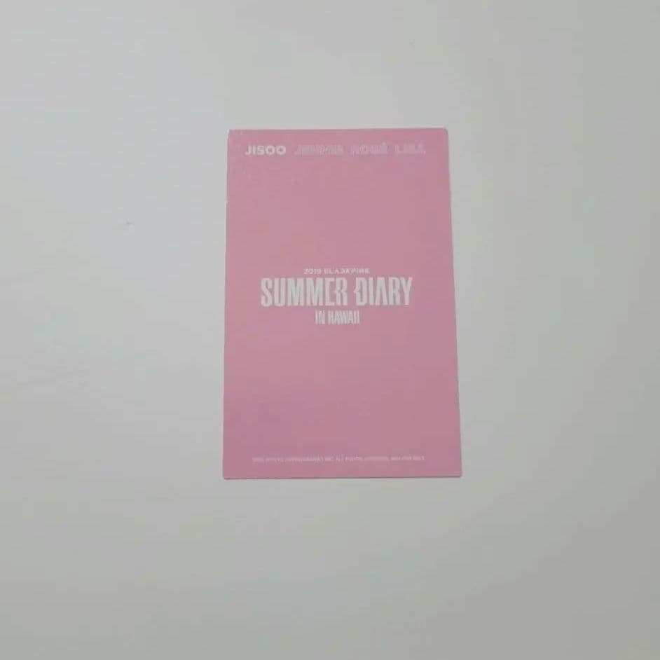 BLACKPINK JISOO 　SUMMER DIARY IN HAWAII