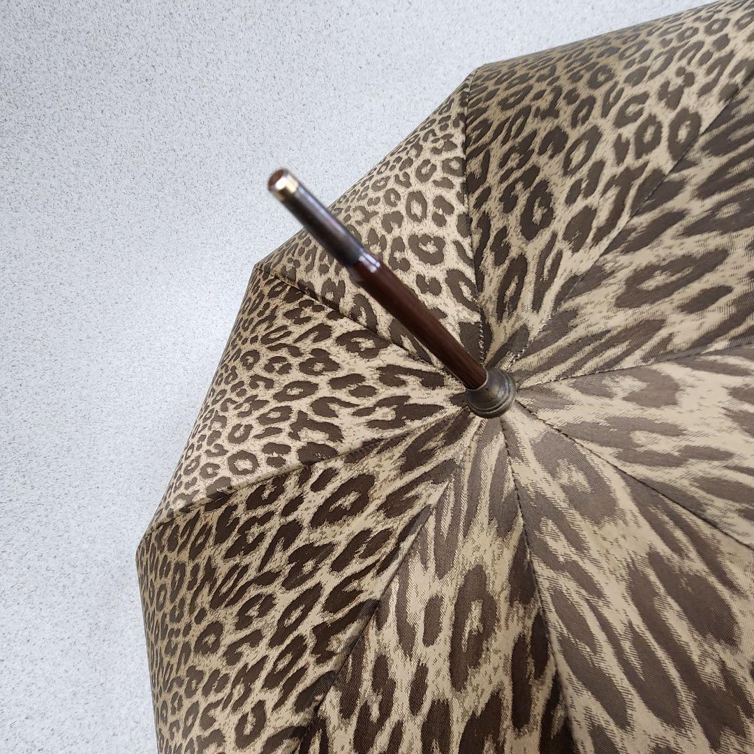 ⭐美品⭐フォックスアンブレラズ 長傘 レオパード 茶 タッセル