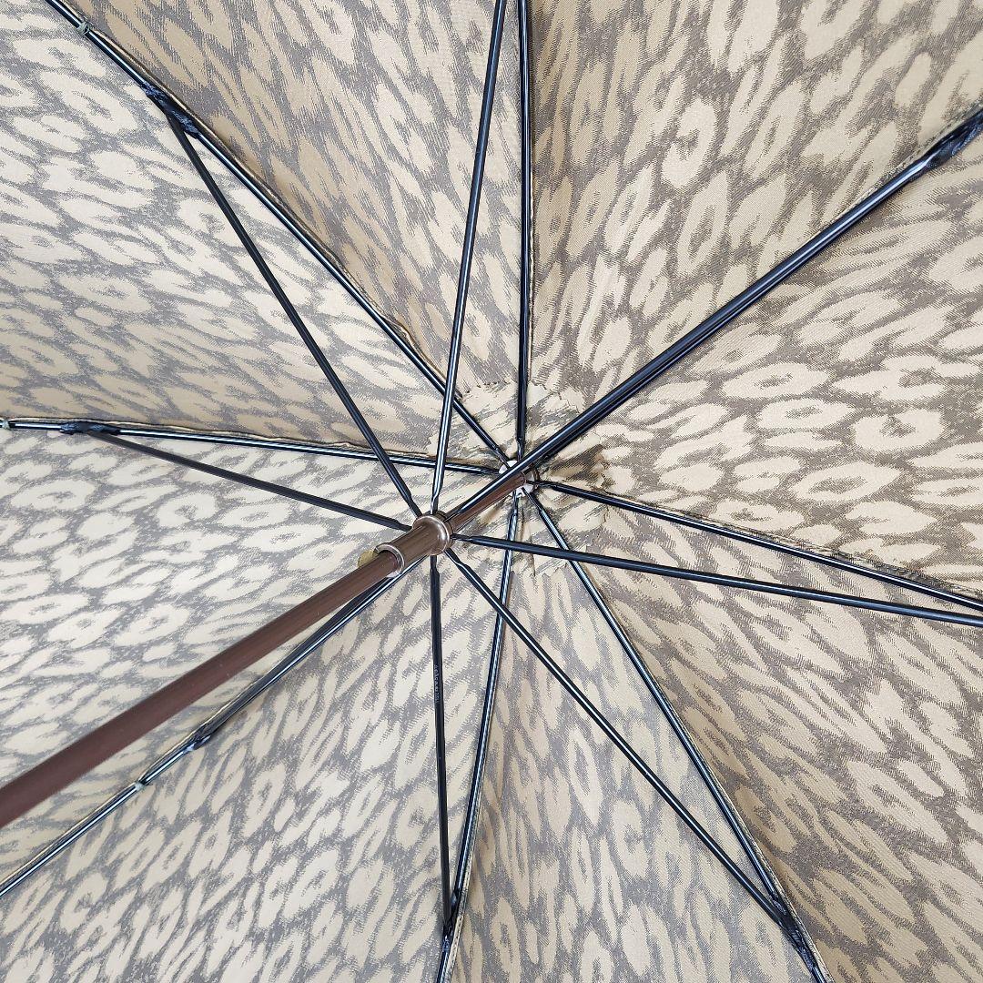 ⭐美品⭐フォックスアンブレラズ 長傘 レオパード 茶 タッセル