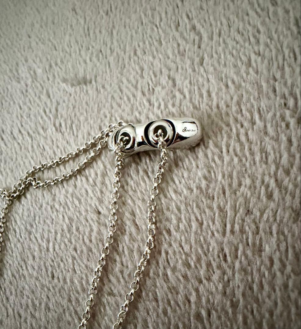 Soierie ソワリー drop loop tie ドロップループタイ