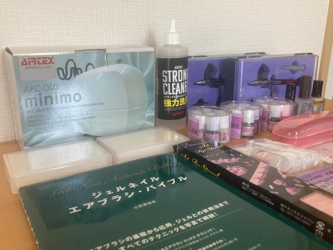 ★エアブラシ & ネイルアートセット★ARITEX minimo コンプレッサー