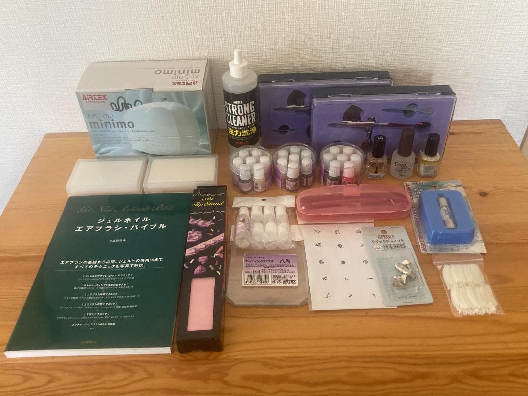 ★エアブラシ & ネイルアートセット★ARITEX minimo コンプレッサー