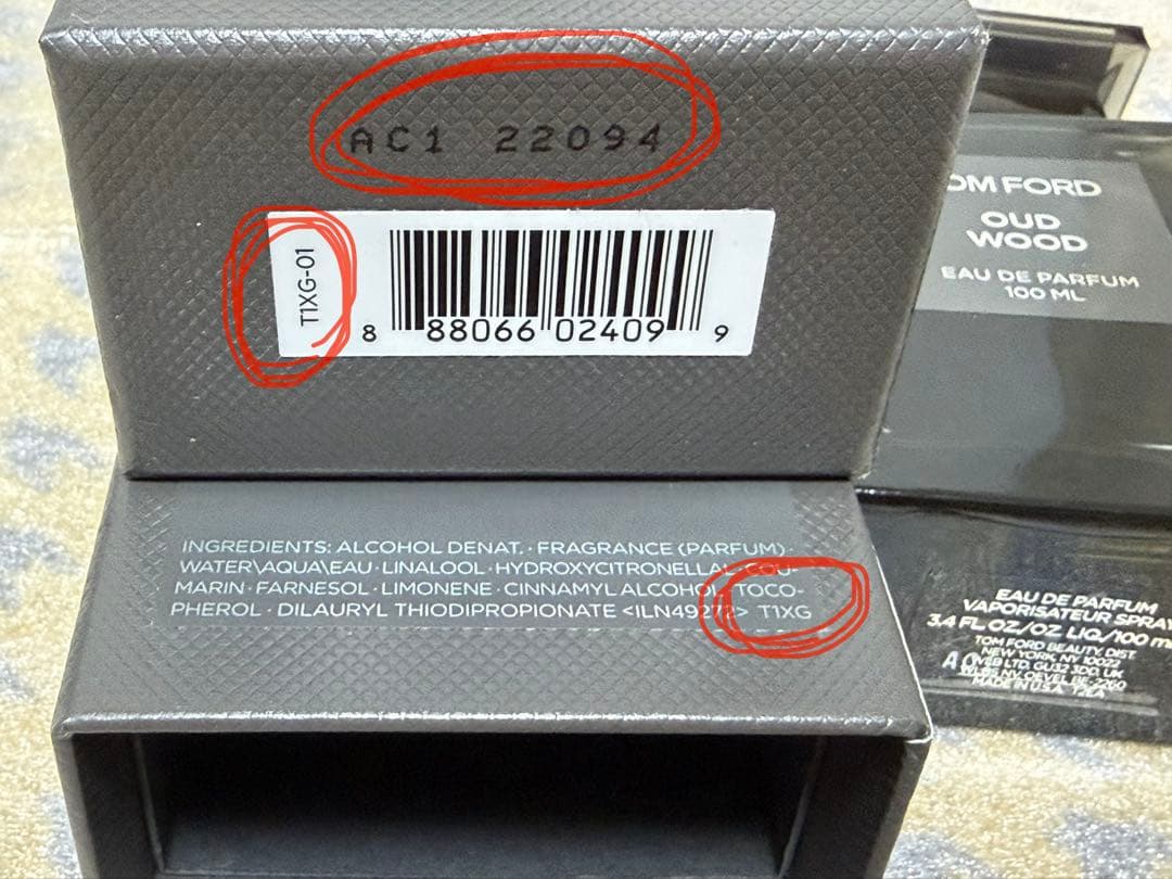 香水(男性用) TOM FORD OUDWOOD Eau de Parfum EDP 100ml