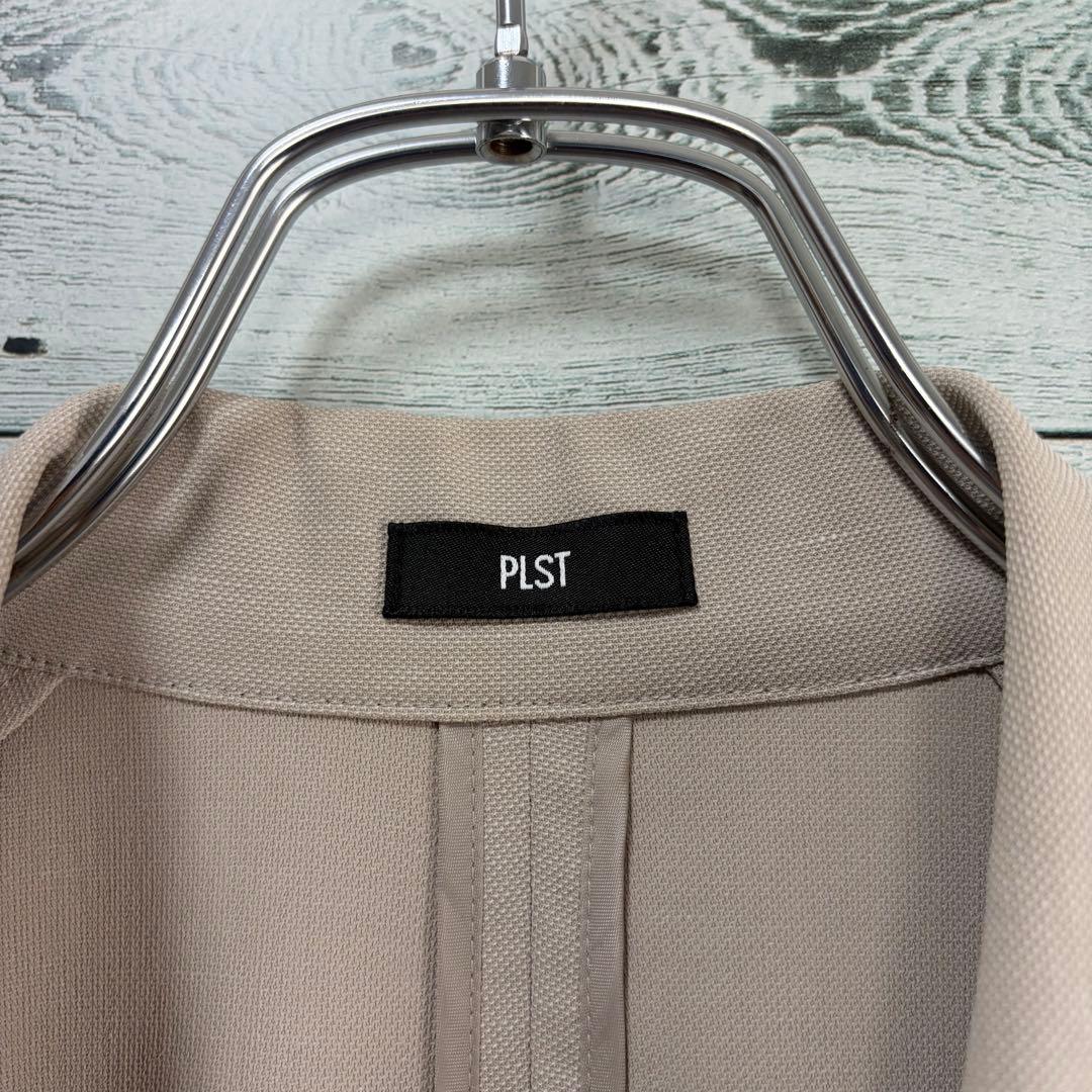 ☆25年モデル☆プラステ　リネンブレンドダブルジャケット　ベージュ　ほぼ未使用