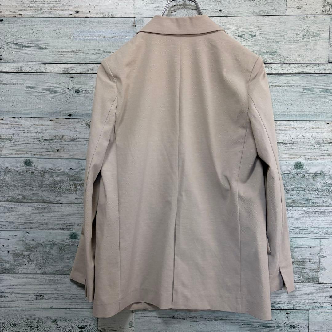☆25年モデル☆プラステ　リネンブレンドダブルジャケット　ベージュ　ほぼ未使用
