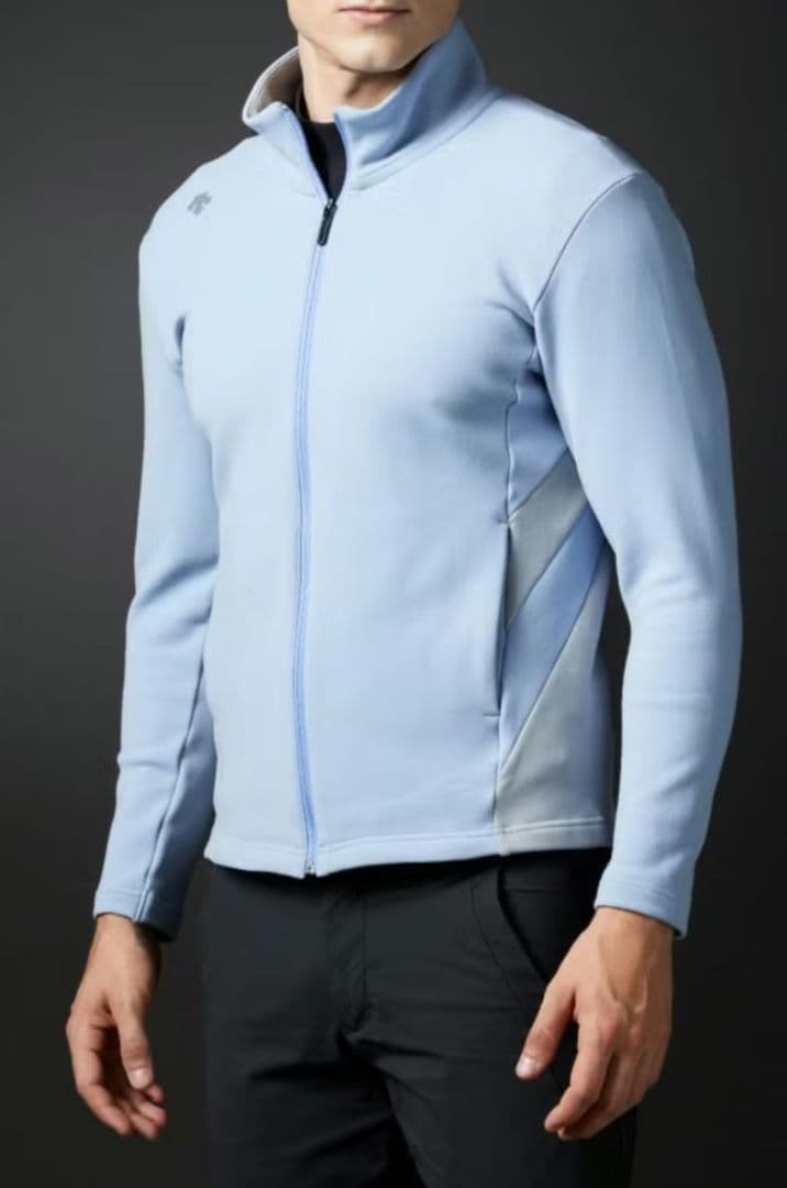 【入手困難】デサントゴルフ 起毛 ストレッチ ジャージー ジャケット M