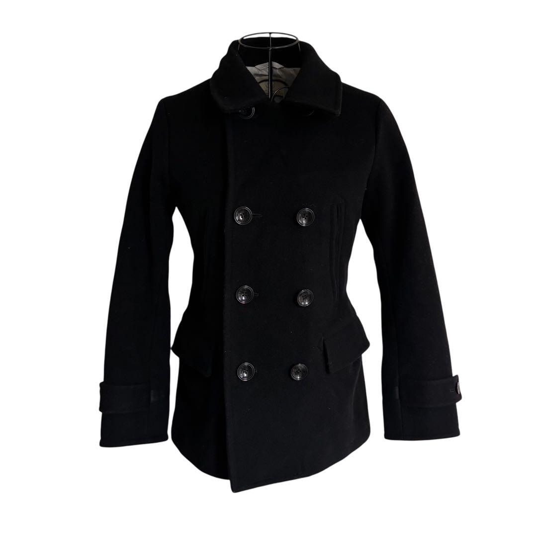 ナポレオンジャケット Pコート ウール 黒 メンズSモード お兄系 y2k