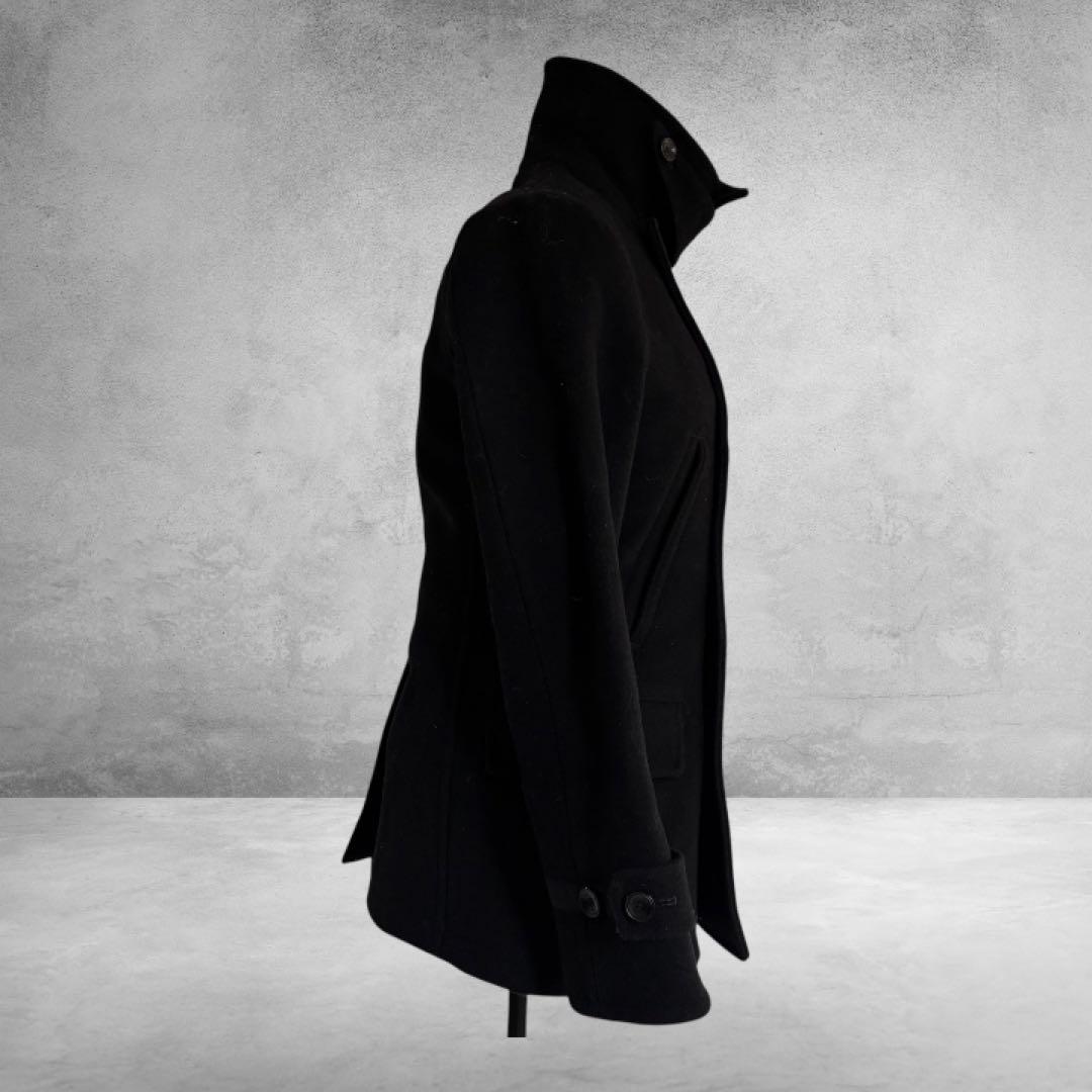 ナポレオンジャケット Pコート ウール 黒 メンズSモード お兄系 y2k