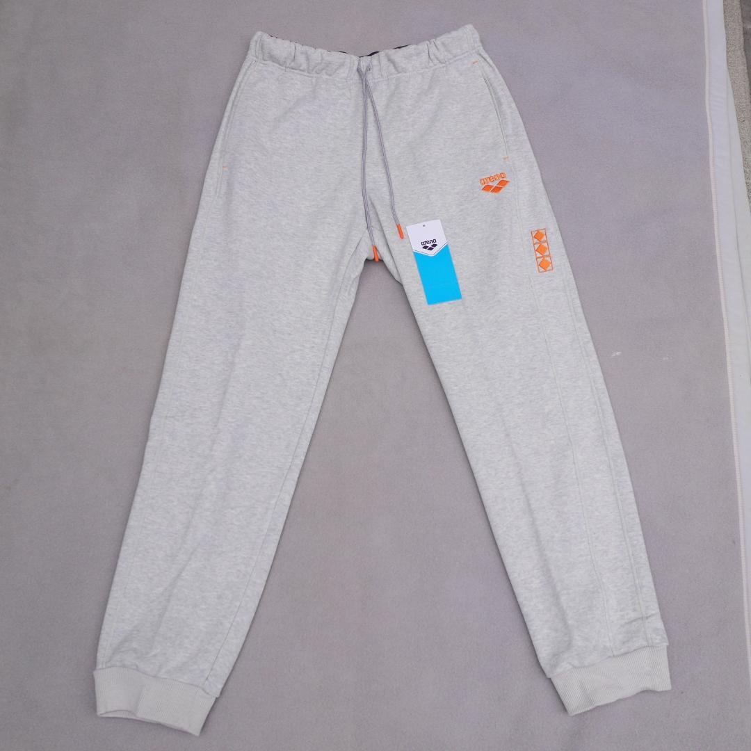 未使用 arena アリーナ スウェットセットアップ グレー S /デサント