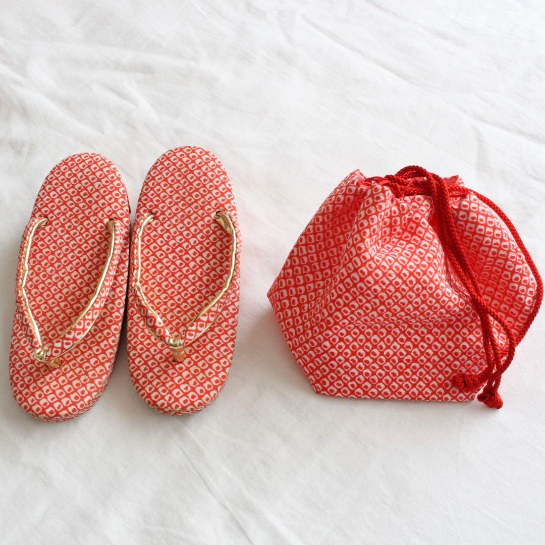 七五三 3歳 女の子 子供 折り鶴 着物 被布 セット