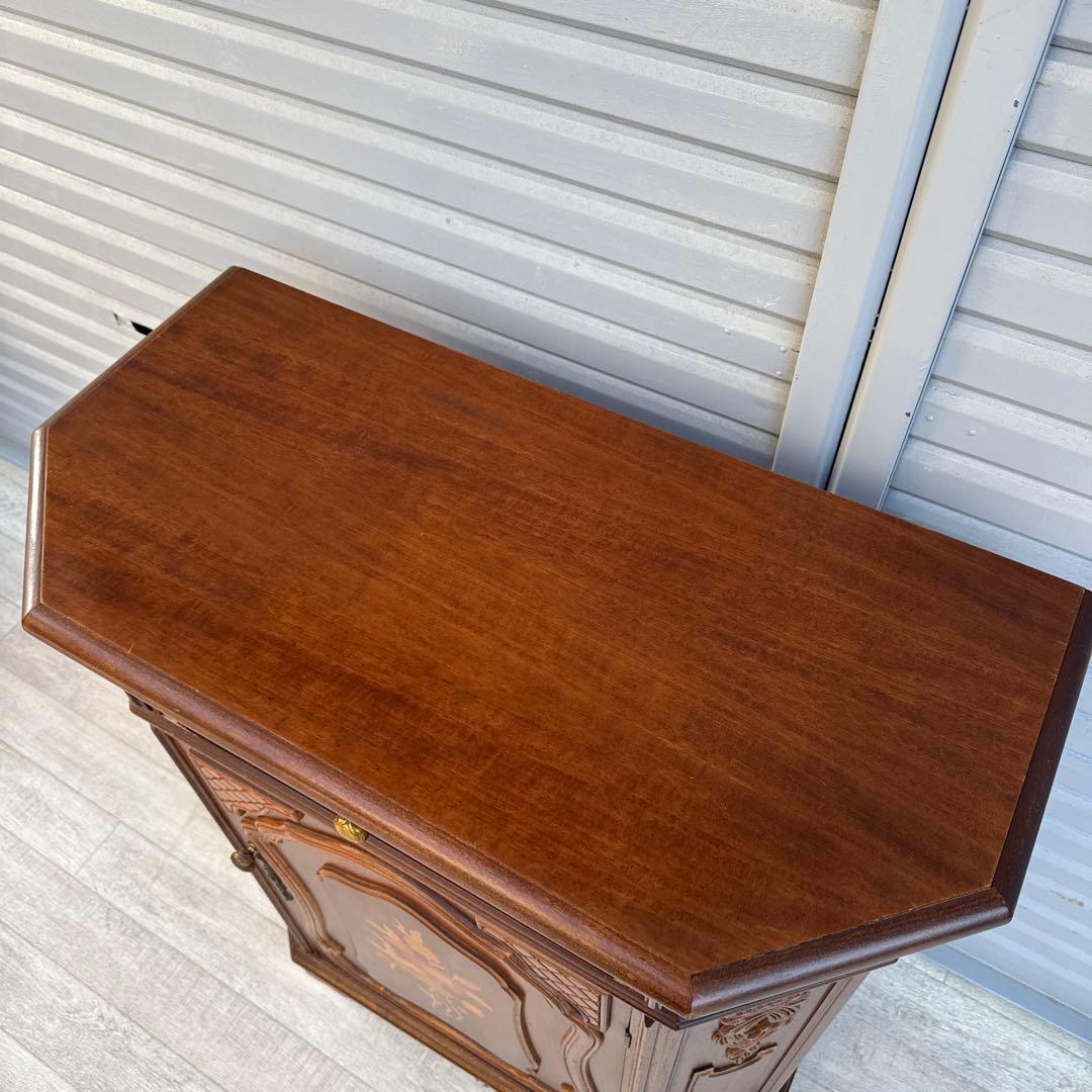 イタリア製 象嵌　コンソール キャビネット　サイドボード　花台