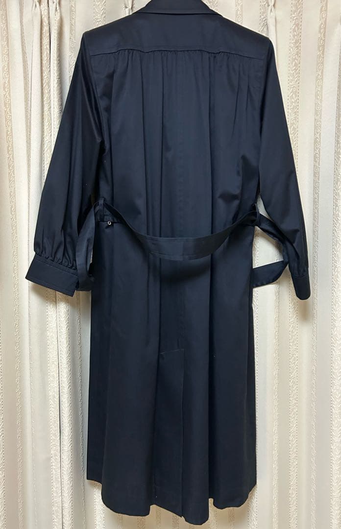 【新品未使用】Yves Saint Laurent ネイビー ロングコート M