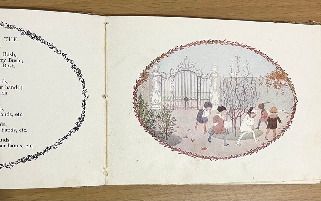 NO.332希少 アンティーク 洋書 古書 ル•メール 絵本 童謡 マザーグース