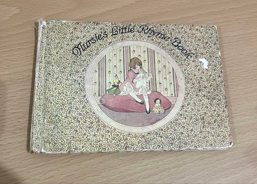 NO.332希少 アンティーク 洋書 古書 ル•メール 絵本 童謡 マザーグース