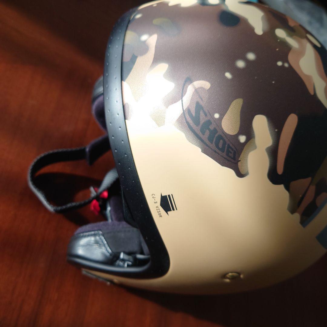 SHOEI 迷彩 ヘルメット　j.o JOヘルメット　スモークバイザー　最終価格