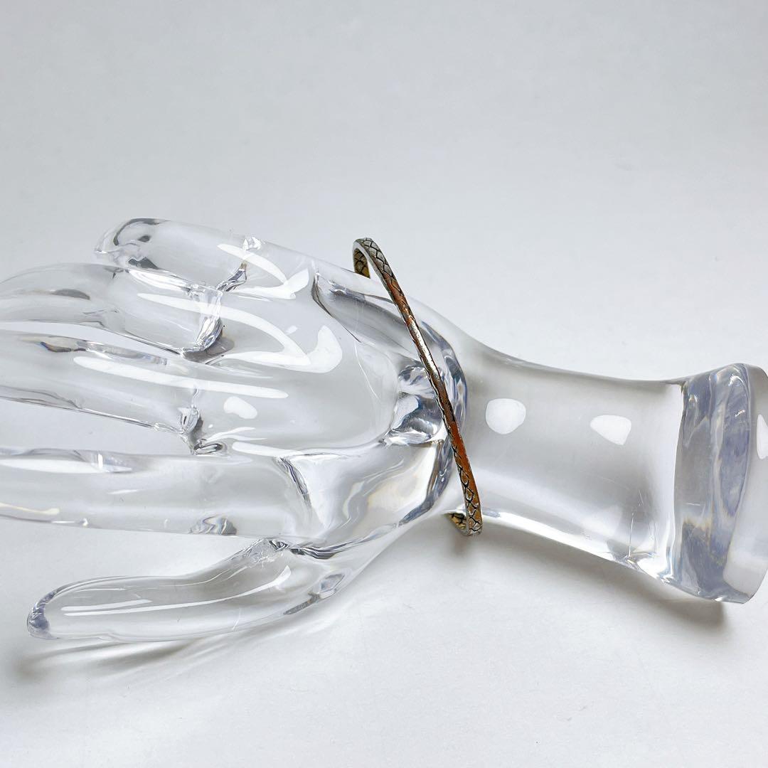 セリーヌ　バングル　スネーク　シルバー