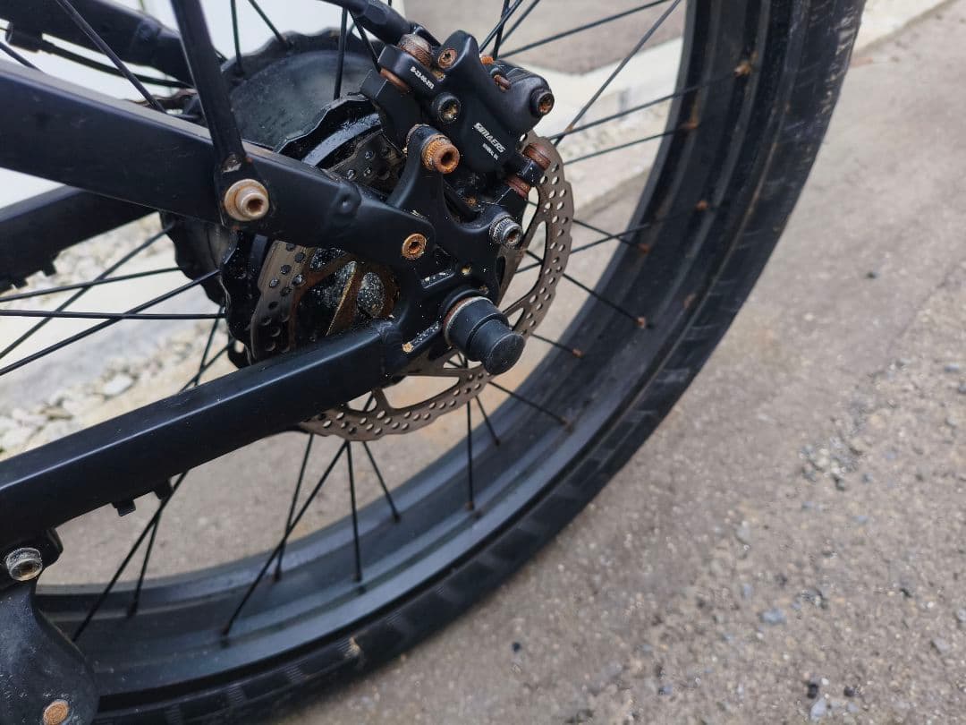 MOVE X 電動アシスト自転車 26インチファットタイヤ 折りたたみ