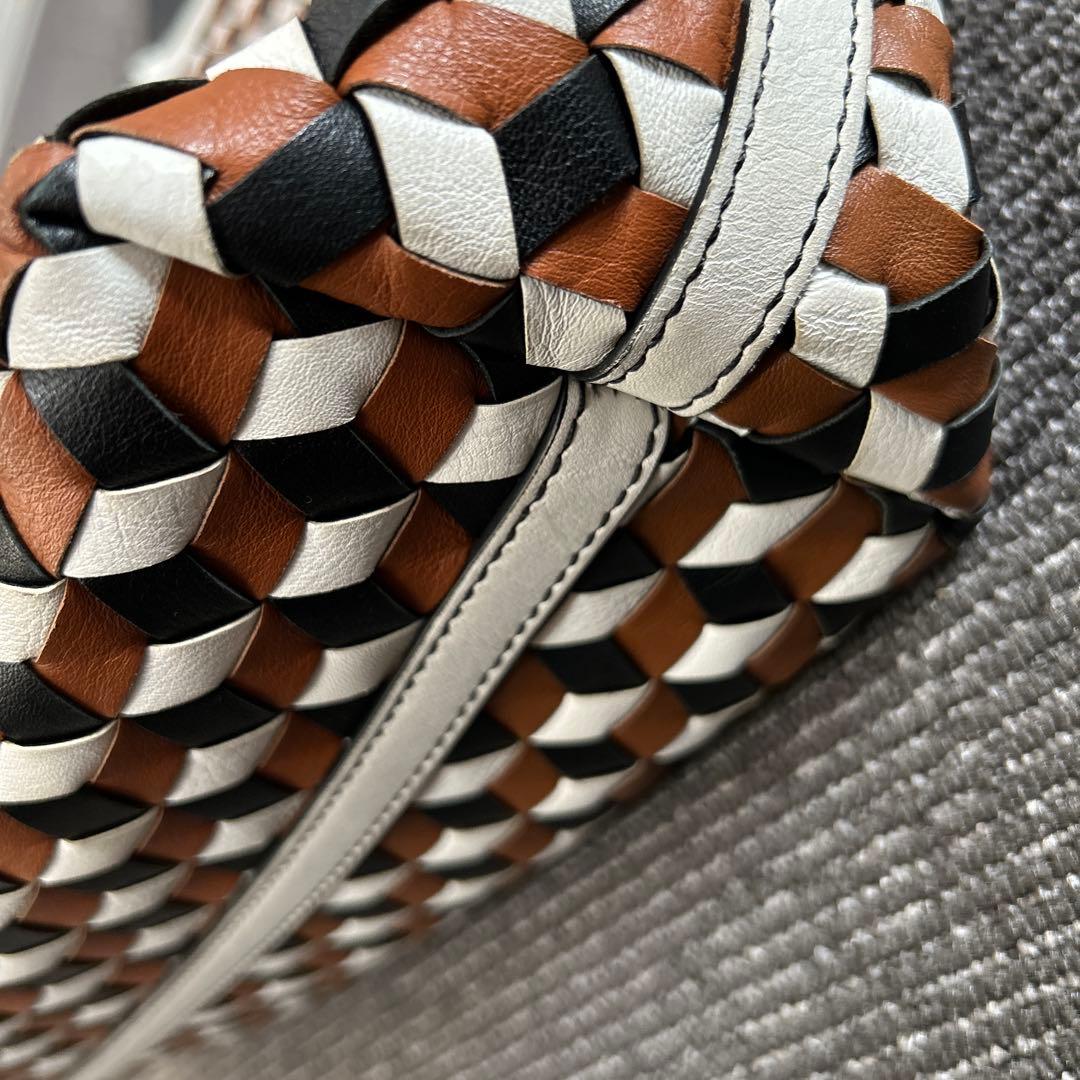 EMILIO PUCCI 幾何学模様レザートートバッグ