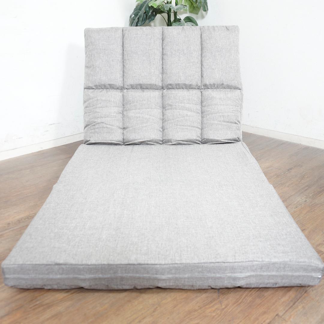 【新品】幅90cm　ハイバック3WAY　ソファベッド　14段階リクライニング