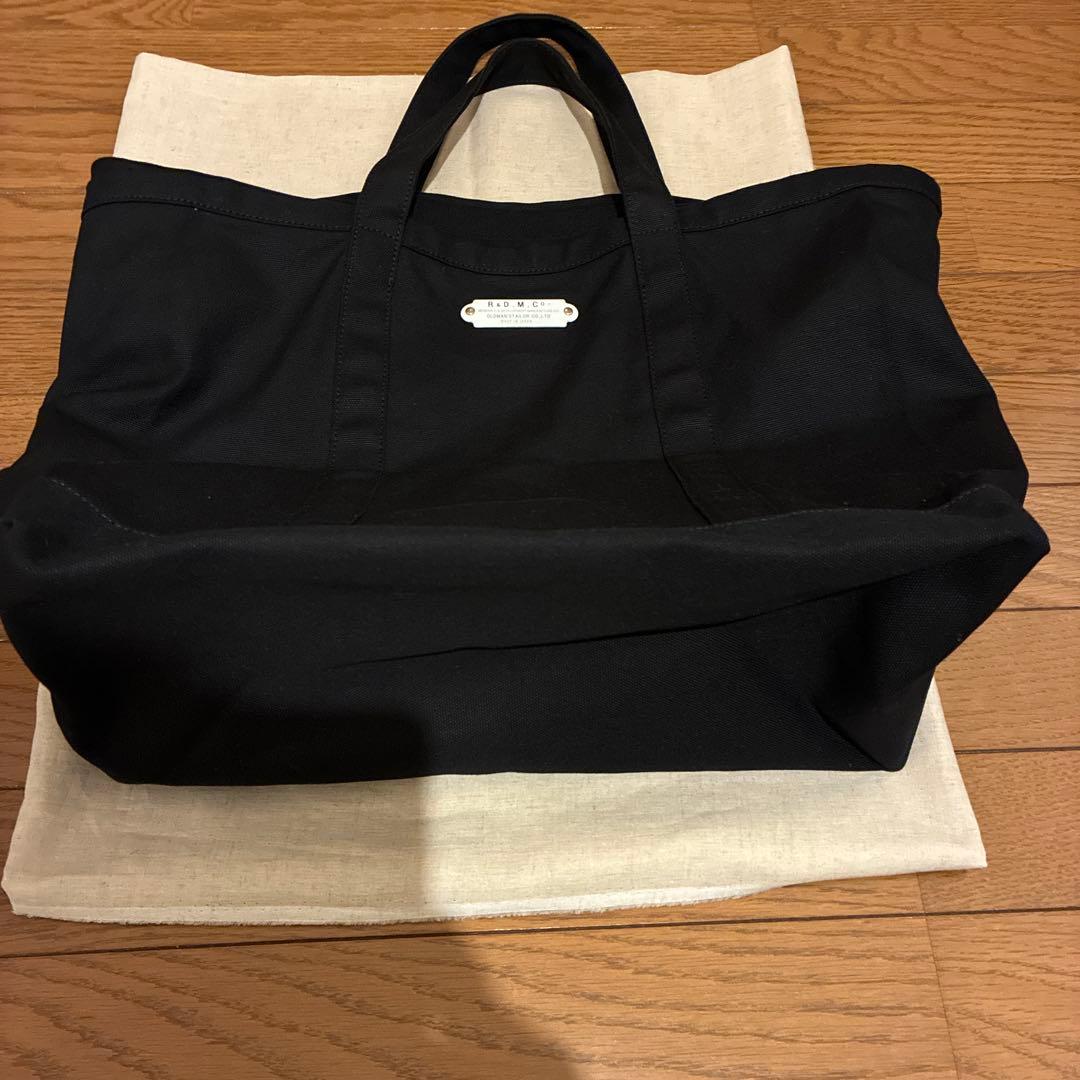R&D.M.Co. ブラック トートバッグ LLサイズ