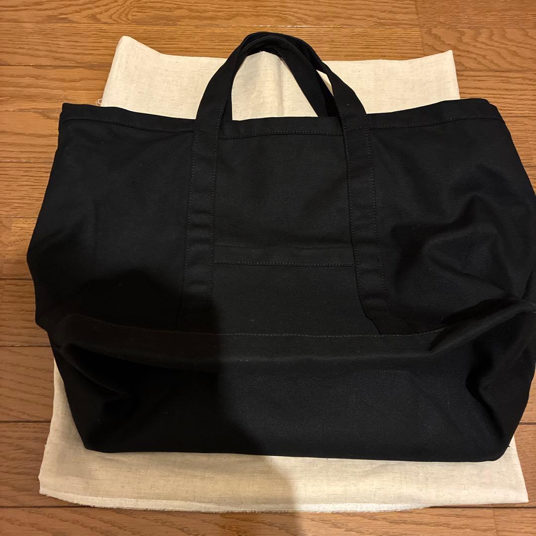 R&D.M.Co. ブラック トートバッグ LLサイズ