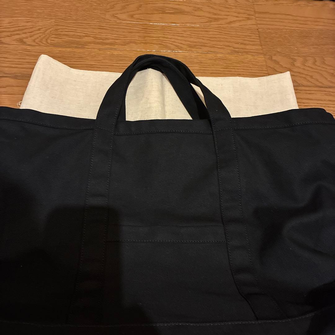 R&D.M.Co. ブラック トートバッグ LLサイズ