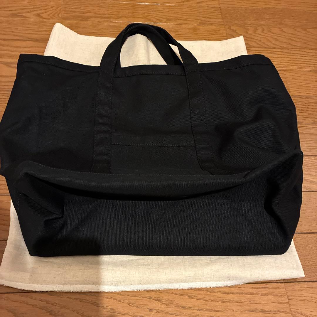 R&D.M.Co. ブラック トートバッグ LLサイズ