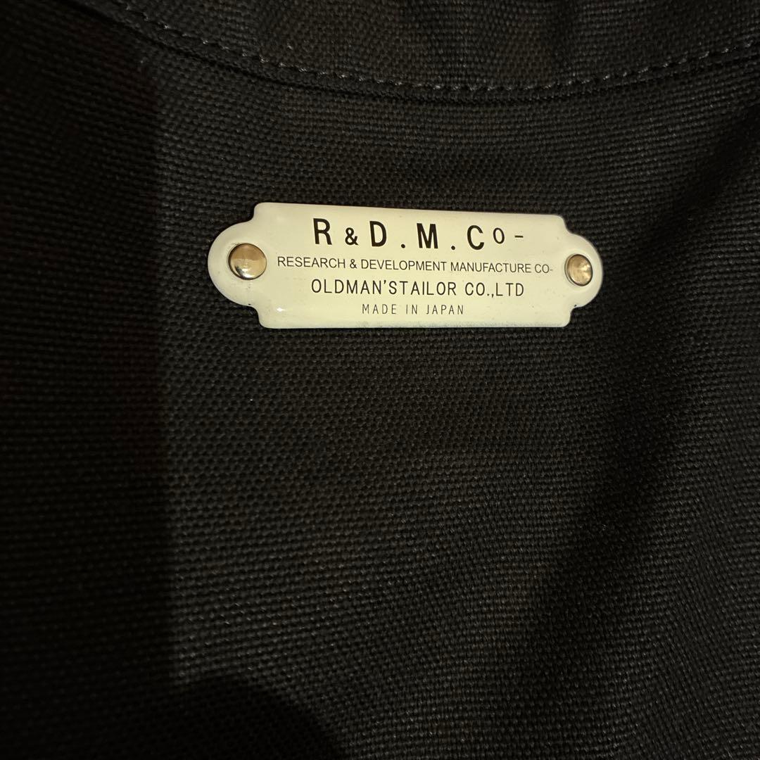 R&D.M.Co. ブラック トートバッグ LLサイズ