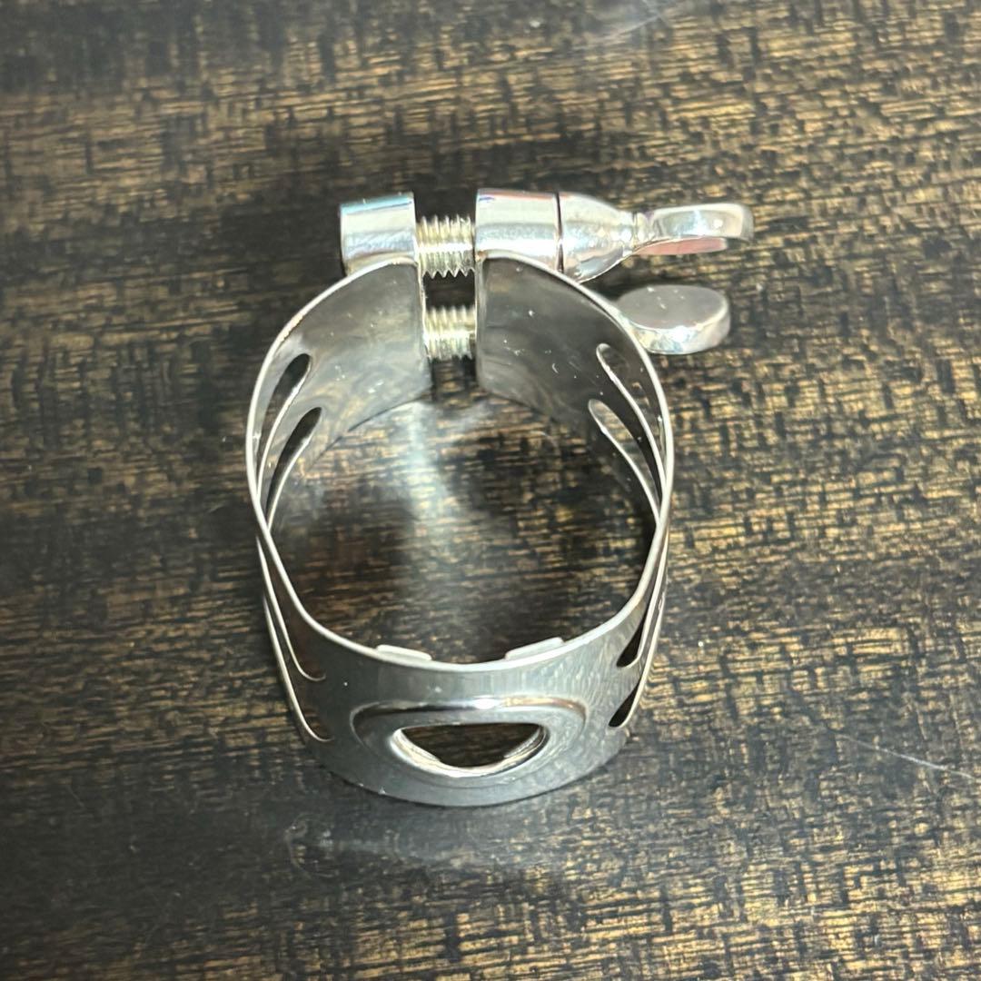 ウッドストーン　Ｂ♭クラリネットリガチャー 総銀　ソリッドシルバー