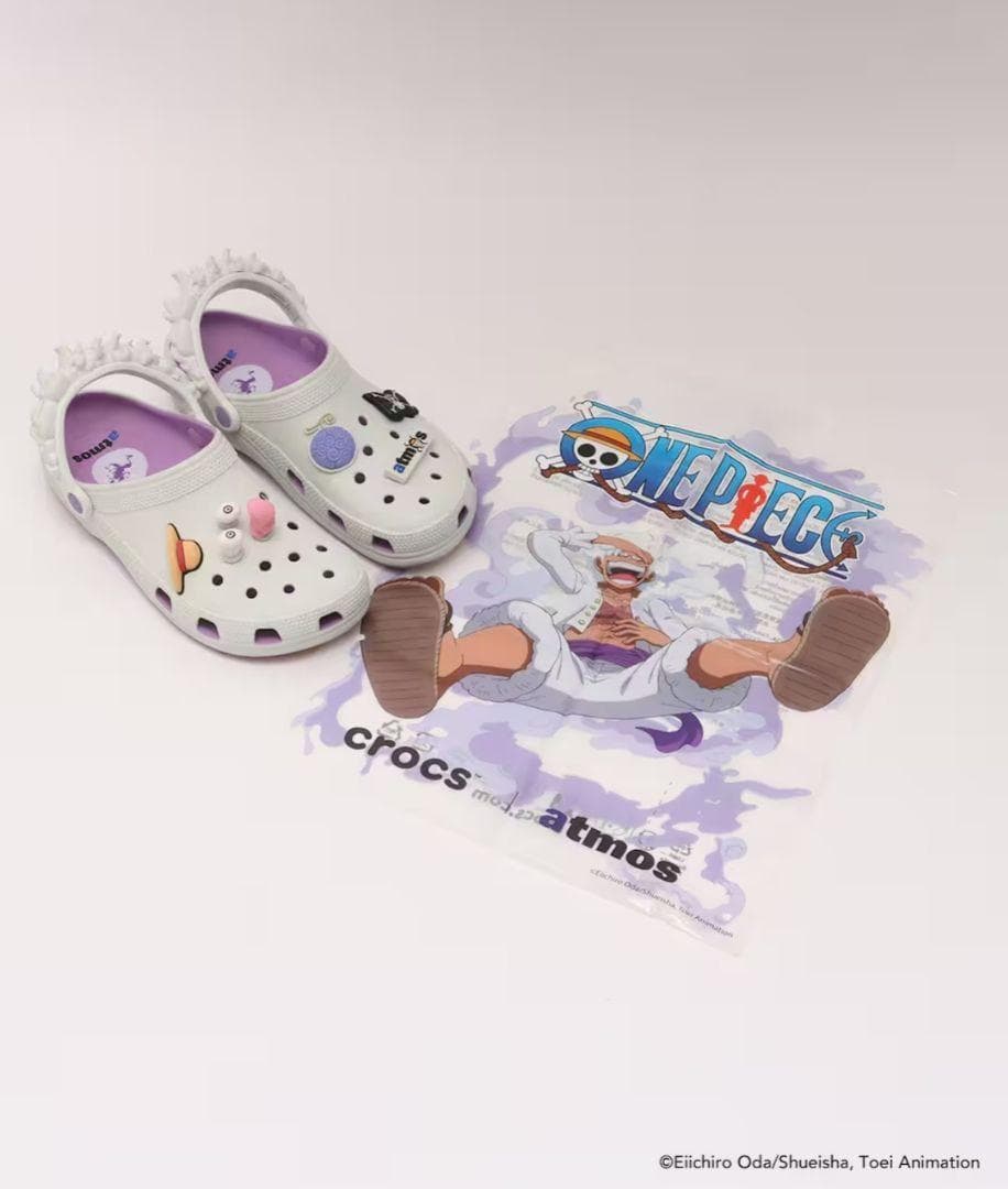 靴 ONE PIECE x atmos x Crocs LUFFY/GEAR 5