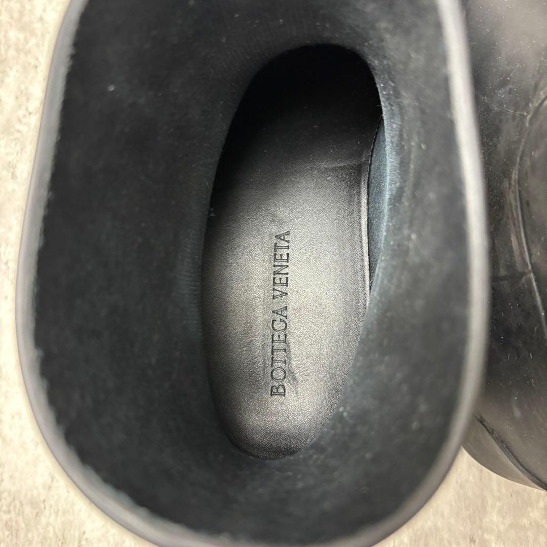 美品✨Bottega Veneta パドルブーツ ラバー 38 黒 保存袋付き