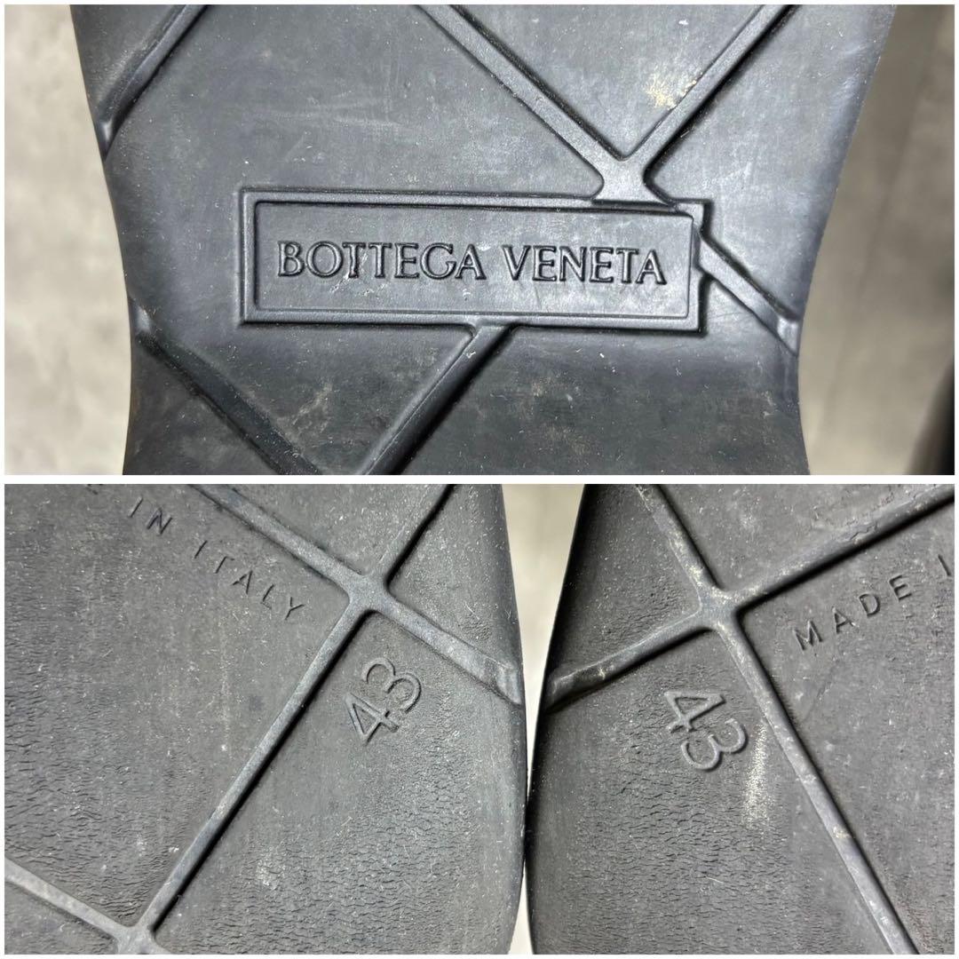 美品✨Bottega Veneta パドルブーツ ラバー 38 黒 保存袋付き