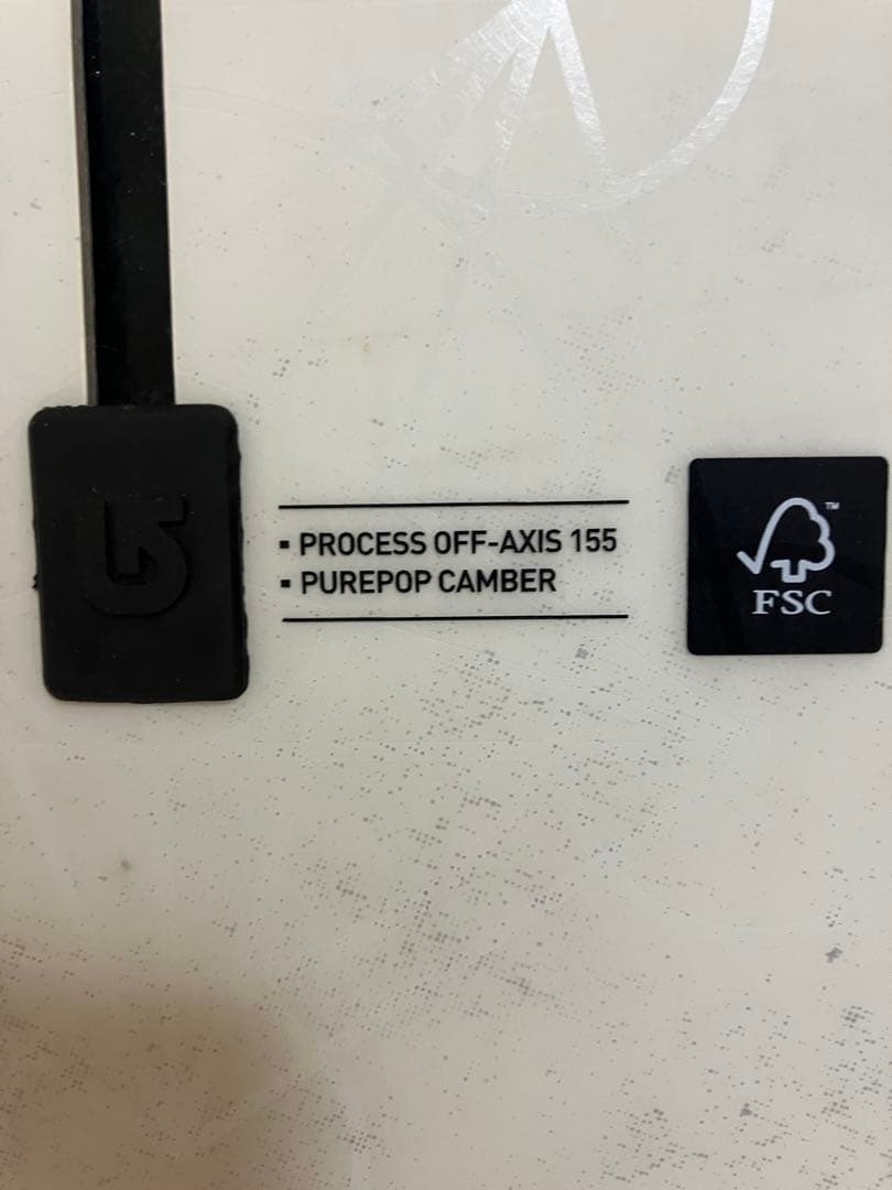 スノーボード　バートン　プロセス　オフアクシス　155cm