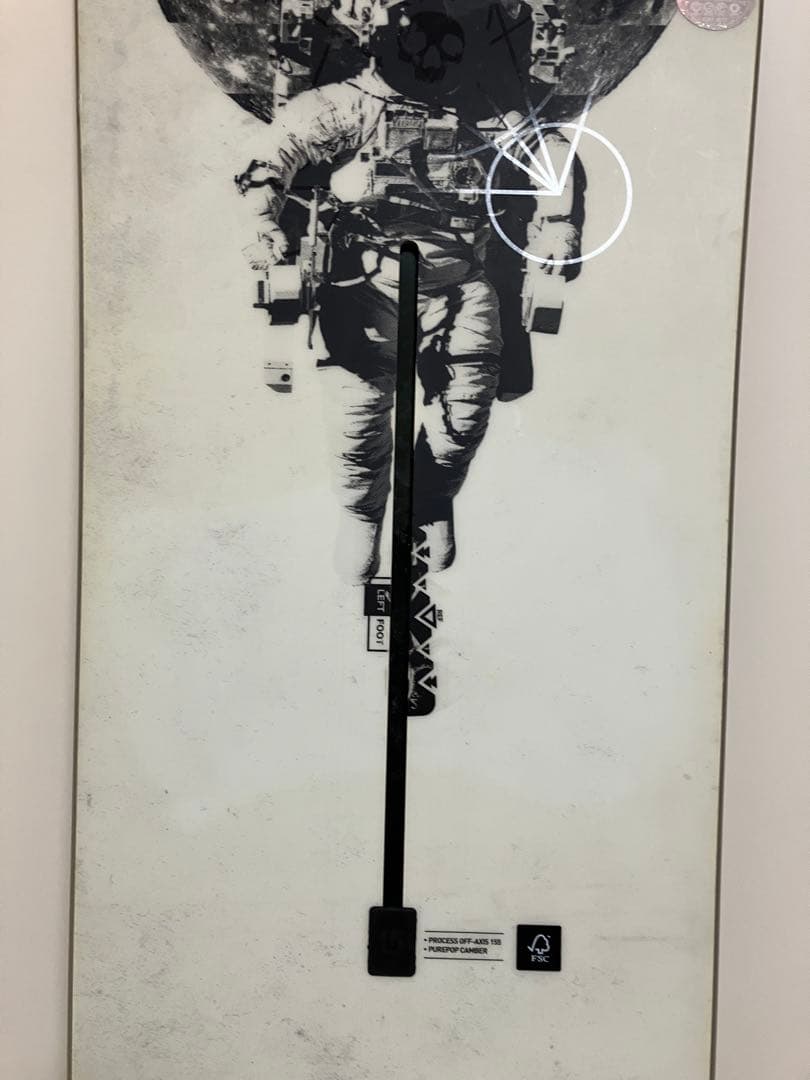 スノーボード　バートン　プロセス　オフアクシス　155cm