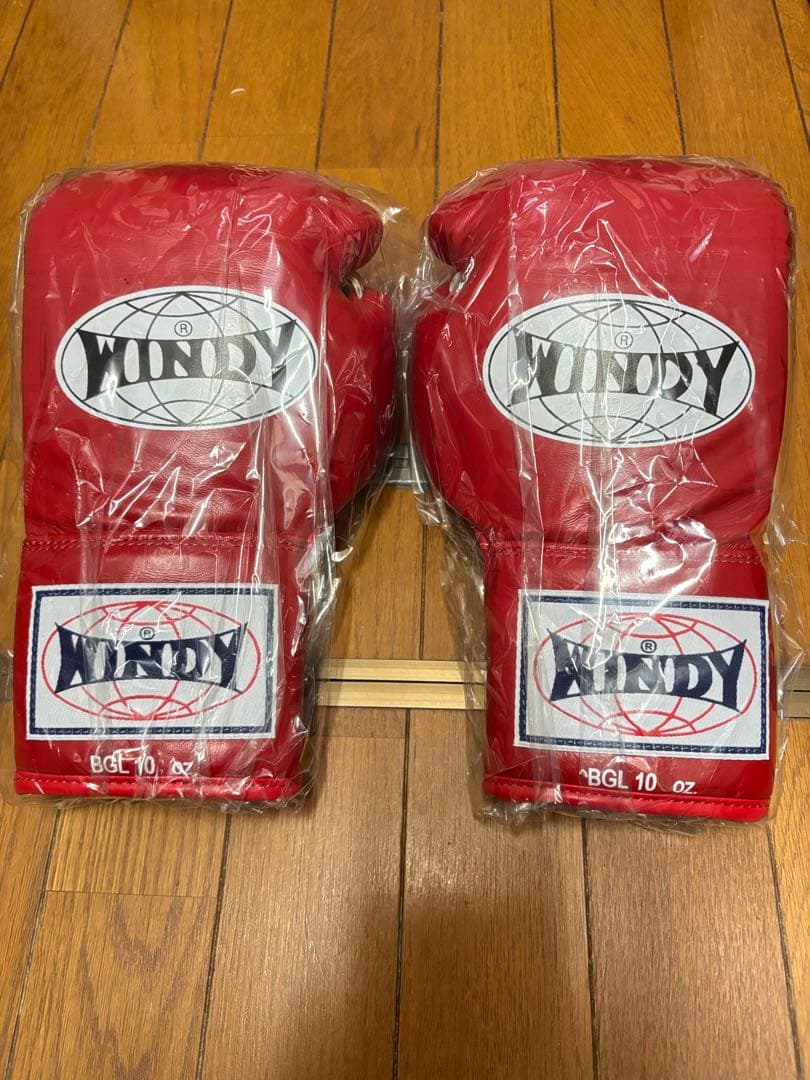 WINDY ウインディーヒモ式　10oz red 赤　新品未使用品 本革製