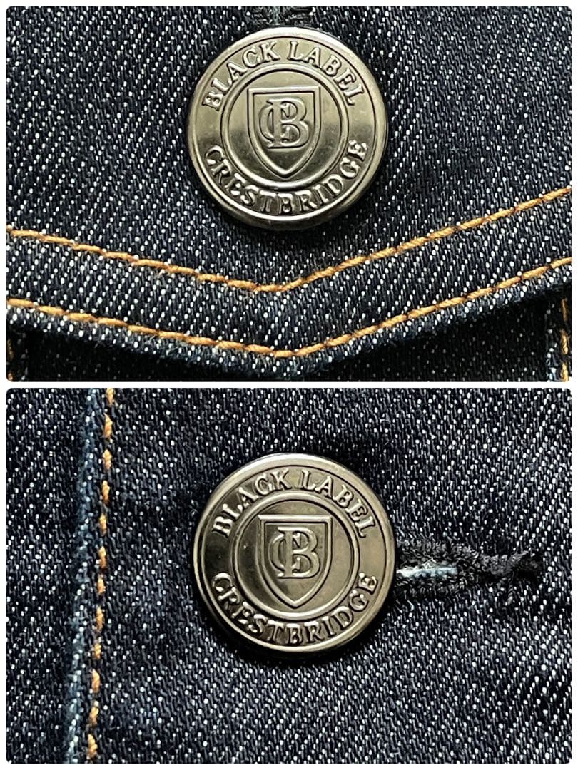 極美品 BLACK LABEL CRESTBRIDGE デニムジャケ サイズ L