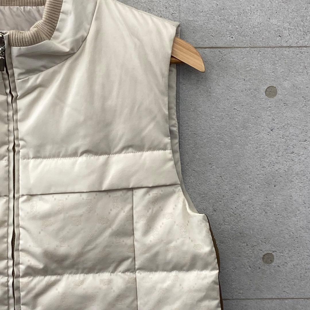 MORABITO BLANC モラビト ブラン ダウンベスト ベージュ 38