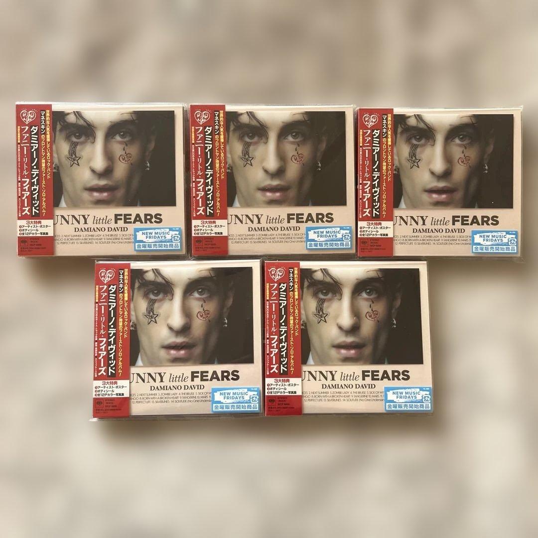 Damiano David 新品初回限定盤タワレコ渋谷初日購入特典付 5枚セット