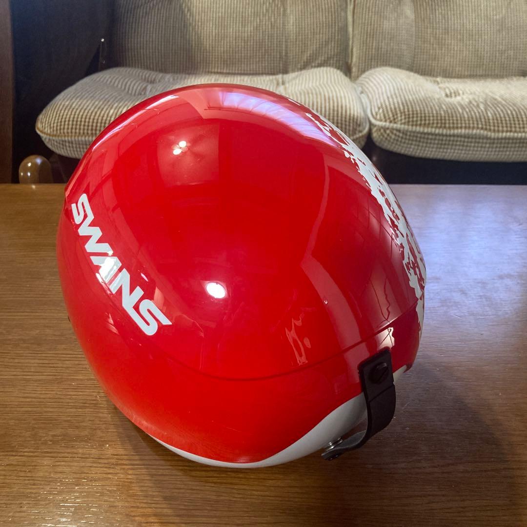 SWANS 赤 ヘルメット